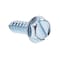 Prime-Line Sheet Metal Screw Self-Tap Hex Wsh Head Sltd Dr No. 10 X 5/8in Zinc Plated Steel 100PK 9025421 - alternate 1
